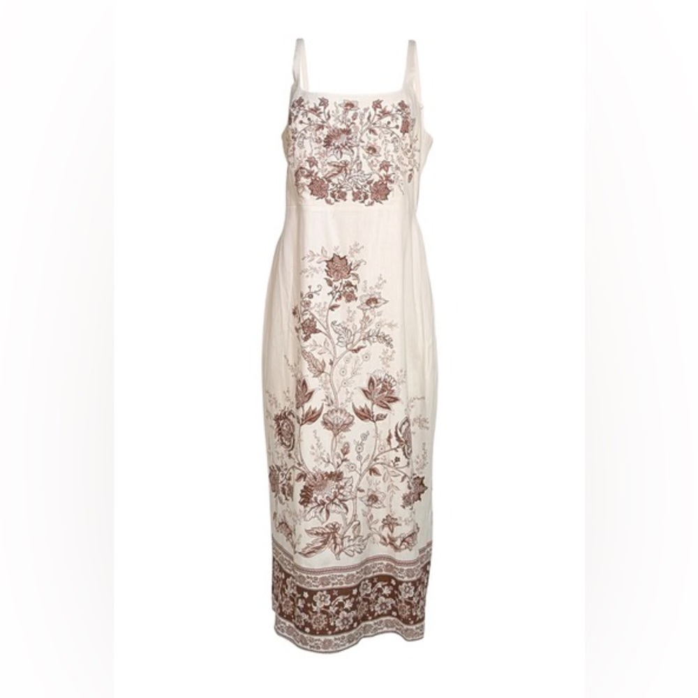 Christian Lacroix Linen Blend Midi Dress